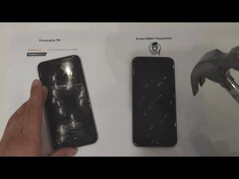 Panzerglas vs Greenmnky - Hammer Test Nr. 01