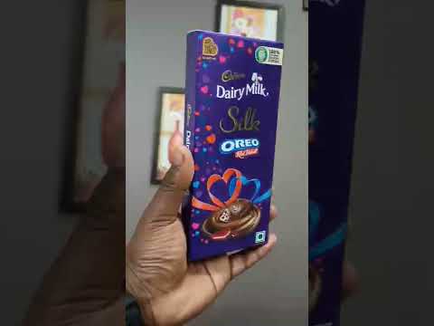 new valentine's day special Cadbury dairy milk silk Oreo red velvet chocolate #shorts