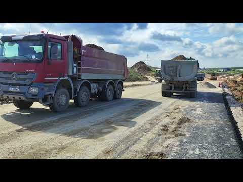 Prace w trasie głównej 627+200