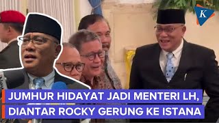 Download lagu Jumhur Hidayat was inaugurated as Minister of the Environment, accompanied by Rocky Gerung to the... mp3