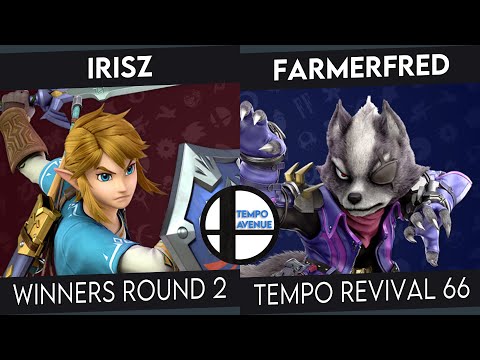 Tempo Revival 66 - IrisZ (Link) Vs. Farmerfred (Wolf) - WR2 - Smash Ultimate