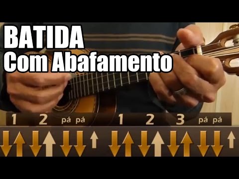 Samba and Pagode Rhythm on the Cavaquinho with Muting - Professor Damiro