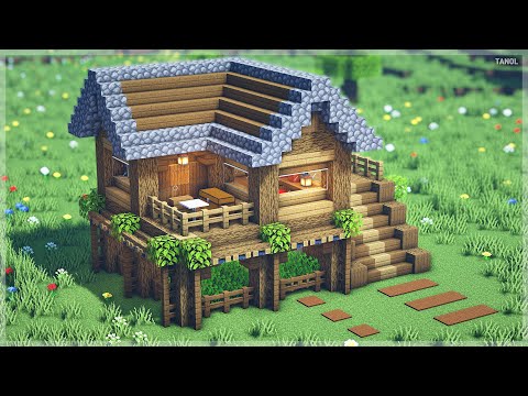 ⚒️ Minecraft | How To Build a Simple Survival House | Starter House 🏡