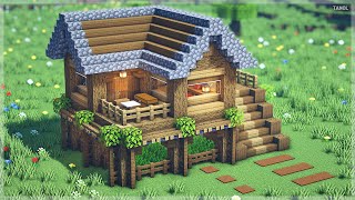 Download lagu ⚒️ Minecraft | Membangun Rumah Kelangsungan Hidup Sederhana mp3