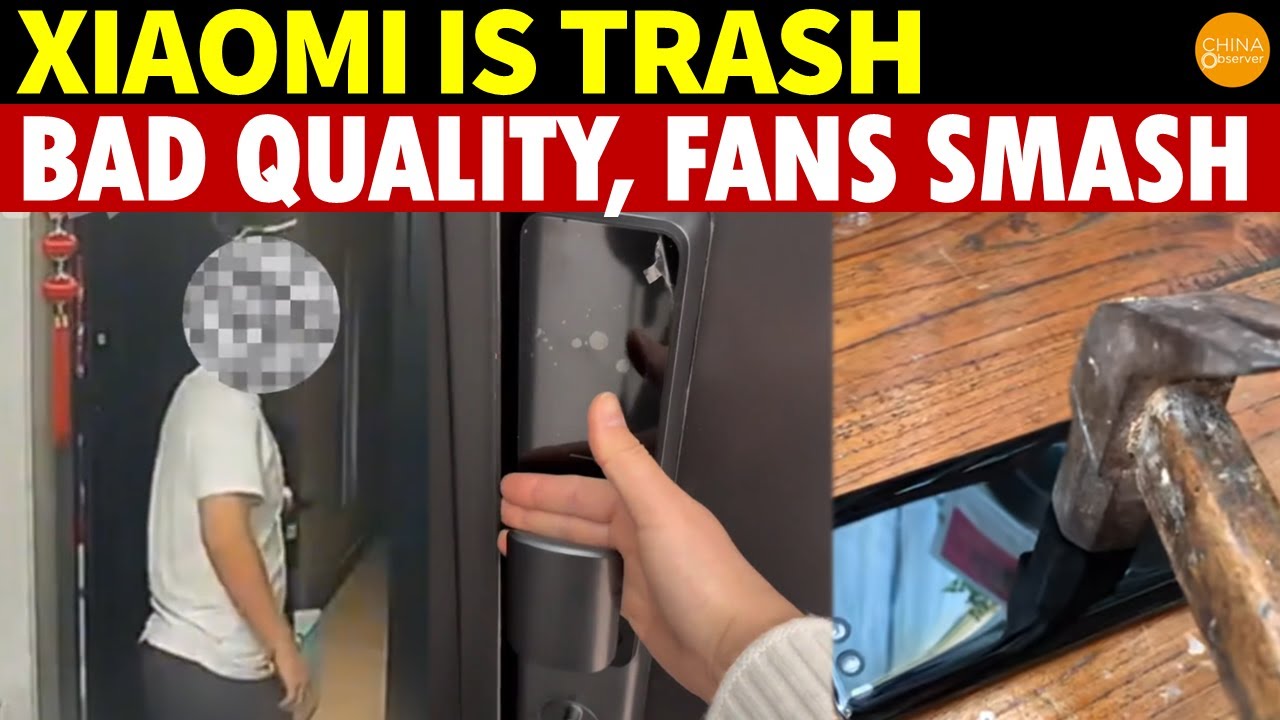 Xiaomi Is ABSOLUTELY Trash: Shockingly Bad Quality. E-Door Lock Opens by Itself, Fans Smash Products