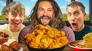 Jason Momoa fed us Hawaiian Comfort food!