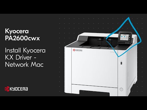Kyocera PA2600cwx — установка KX-драйвера по сети на Mac