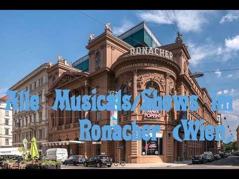 Alle Musicals/Shows im Wiener Ronacher
