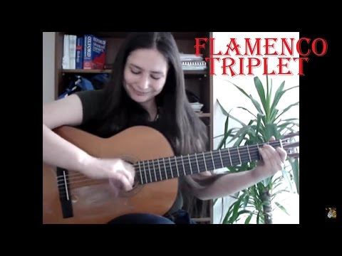 How to play the Spanish flamenco triplet, Abanico (guitar lesson) ✔