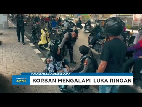PATROLI PERINTIS POLDA SULSEL BANTU KORBAN KECELAKAAN LALIN