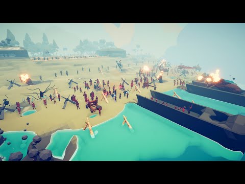 80x USA SOLDIER vs ALL FACTION - Totally Accurate Battle Simulator TABS