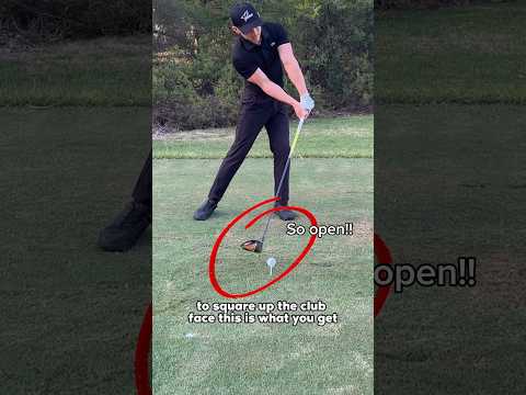 THIS is why your club face is so OPEN!! 🚫🤯 #golf #golftips #golfswing