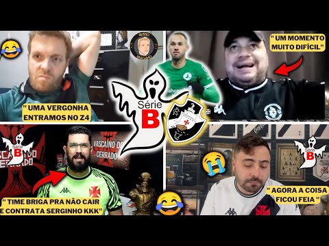 REAÇÕES DOS VASCAINOS NA ZONA DE REBAIXAMENTO E REVOLTA COM A CONTRATAÇÃO DE SERGINHO DA EUROPA KKK