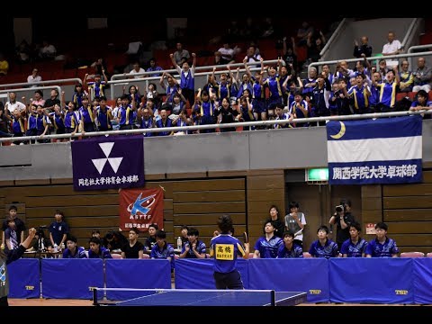 経済学科 【関西学院大学体育会卓球部】春季リーグ戦（2018）モチベーションビデオ