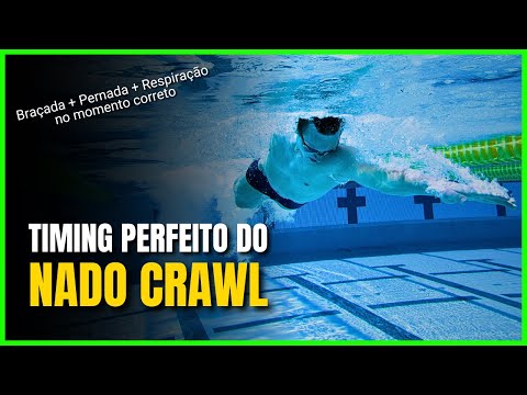 ✅ COMO NADAR CRAWL COMBINANDO BRAÇADA, RESPIRAÇÃO E PERNADA - TIMING NADO CRAWL PERFEITO