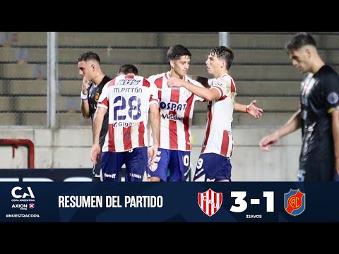 32avos: Unión de Santa Fe 3 - Colegiales 1