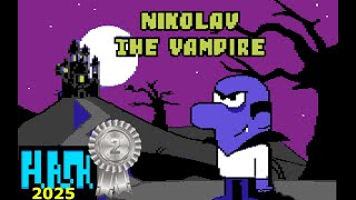 COMMODORE 64 += NIKOLAV THE VAMPIRE =+ NEW DEMO GAME - HALLOWEEN 2025