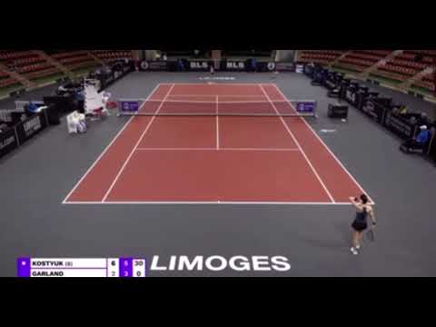 Marta Kostyuk 🇺🇦 beats Joanna Garland Tennis Coverage WTA Limoges 125k |Alycia Parks debate 🇺🇸