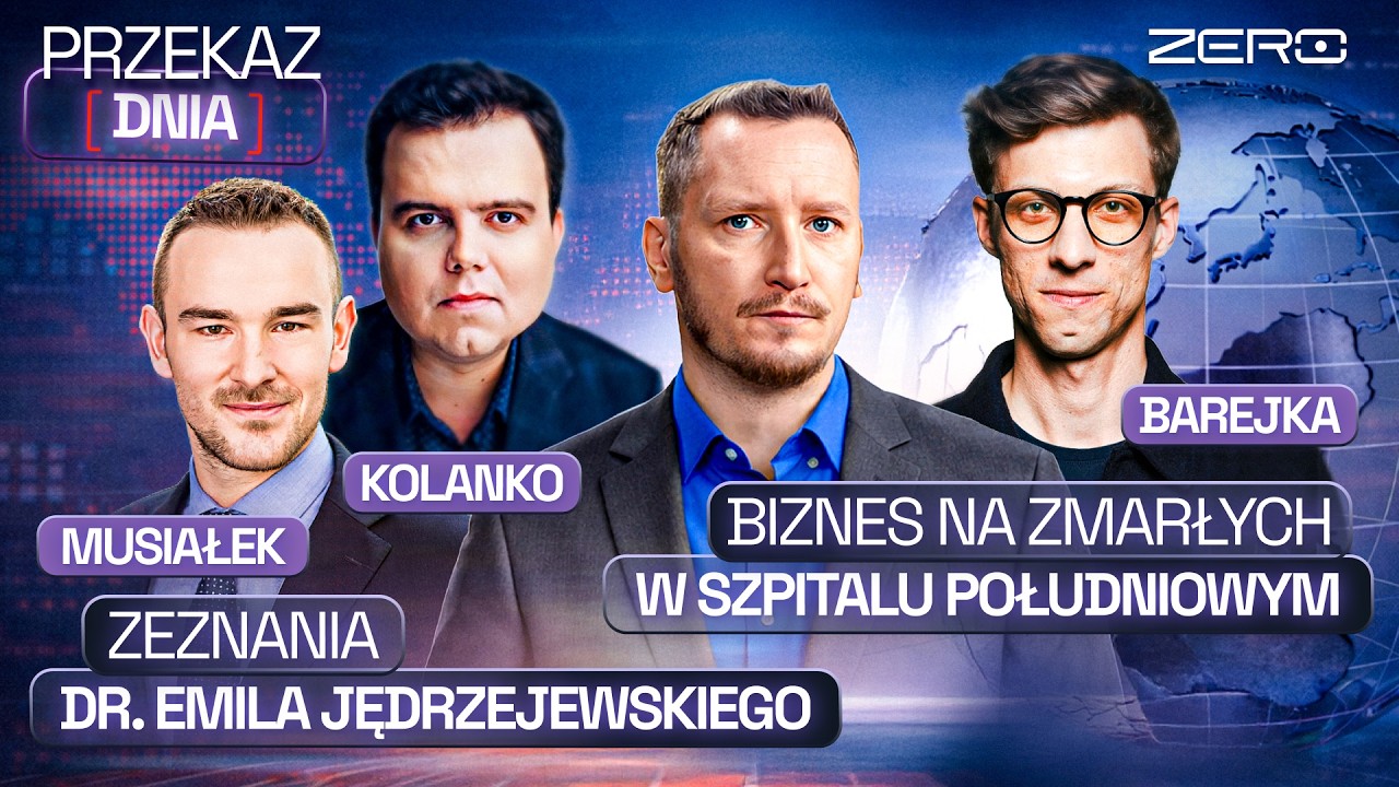 PRZEKAZ DNIA: DR. JĘDRZJEWSKI ZEZNAJE, SPRAWA "DWÓCH WIEŻ" UMORZONA, BIZNES W PROSEKTORIUM