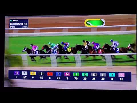 SAN CLEMENTE (G STAKES ) $250.000 7/21/18 -  WAR HEROINE !!