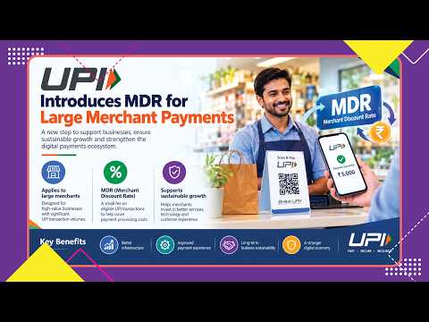 UPI Introduces MDR for Large Merchant Payments
