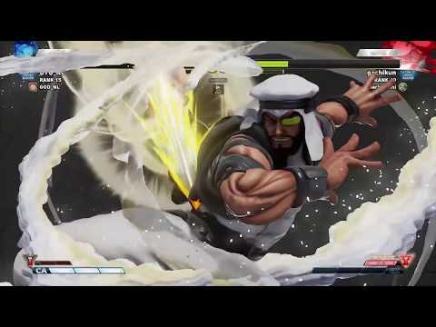 [SF5AE] NL(rank 15) vs gachikun(rank 40)