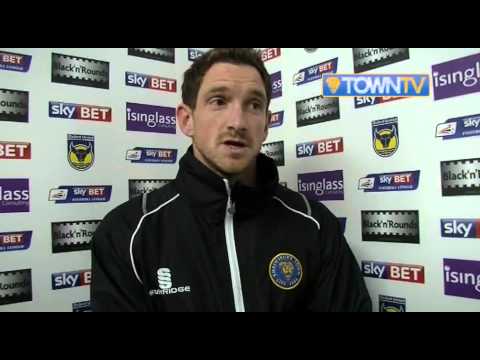 Scott Vernon post Oxford United away 14/15 - Town TV