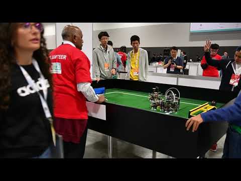 Team Raffles vs RBL UTCAM, 2nd Half, RoboCup Junior Soccer Lightweight, Sydney 2019