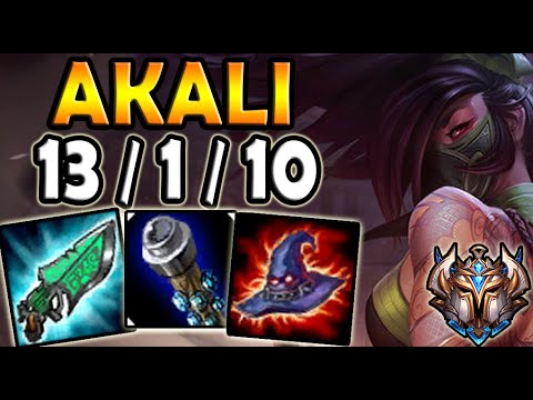 Akali vs Lucian TOP Ranked Challenger EUW
