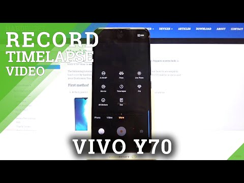 How to Record Timelapse on VIVO Y70 – Create Speed Up Video