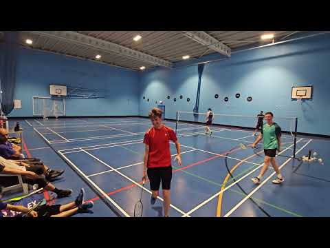 M/D Badminton Jack/Ethan vs Ruairi/Connor 