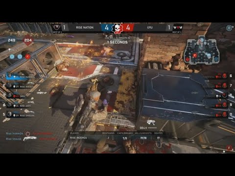 200,000$ Gears 5 Major Event - UYU vs Rise Nation (INSANE MATCH!!)
