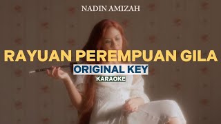 Download lagu [KARAOKE] Nadin Amizah - Rayuan Perempuan Gila (ORIGINAL KEY) mp3