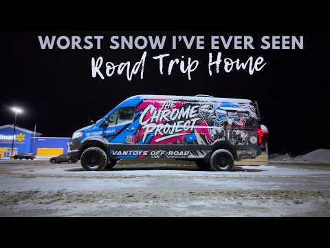 HUNKERING DOWN For THE NIGHT. Most Snow I Have Ever See IN MY LIFE.