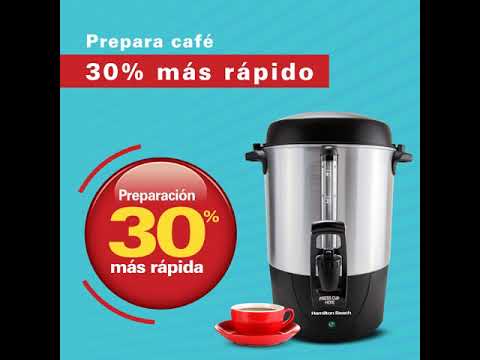 thumbnail video image 2 of Urna para Café Eléctrica Hamilton Beach  40521 Capacidad de 45 Tazas, 2 of 5