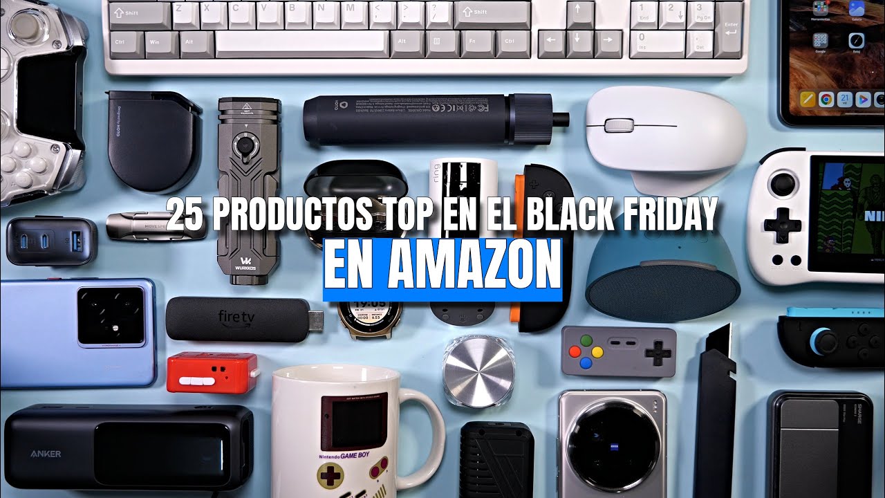 25 productos TOP de AMAZON en el BLACK FRIDAY 💥 ¡Aprovecha los grandes REGALOS!