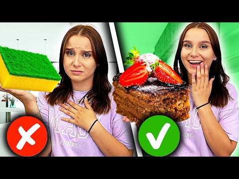 1 Tag lang Schwester mit FAKE ESSEN pranken ! 😳 🍓 (Teil 8) - Celina