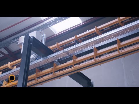 Convoyeur aérien avec un système à deux voies - Power & Free T1_1