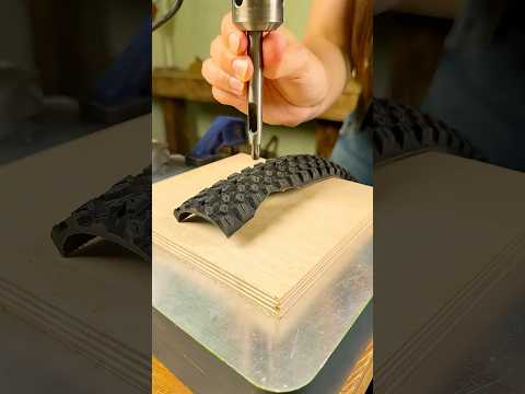Tire to belt transformation in minutes 🛞 #DIY #hack