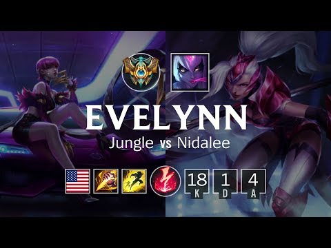Evelynn Jungle vs Nidalee - NA Master Patch 8.24