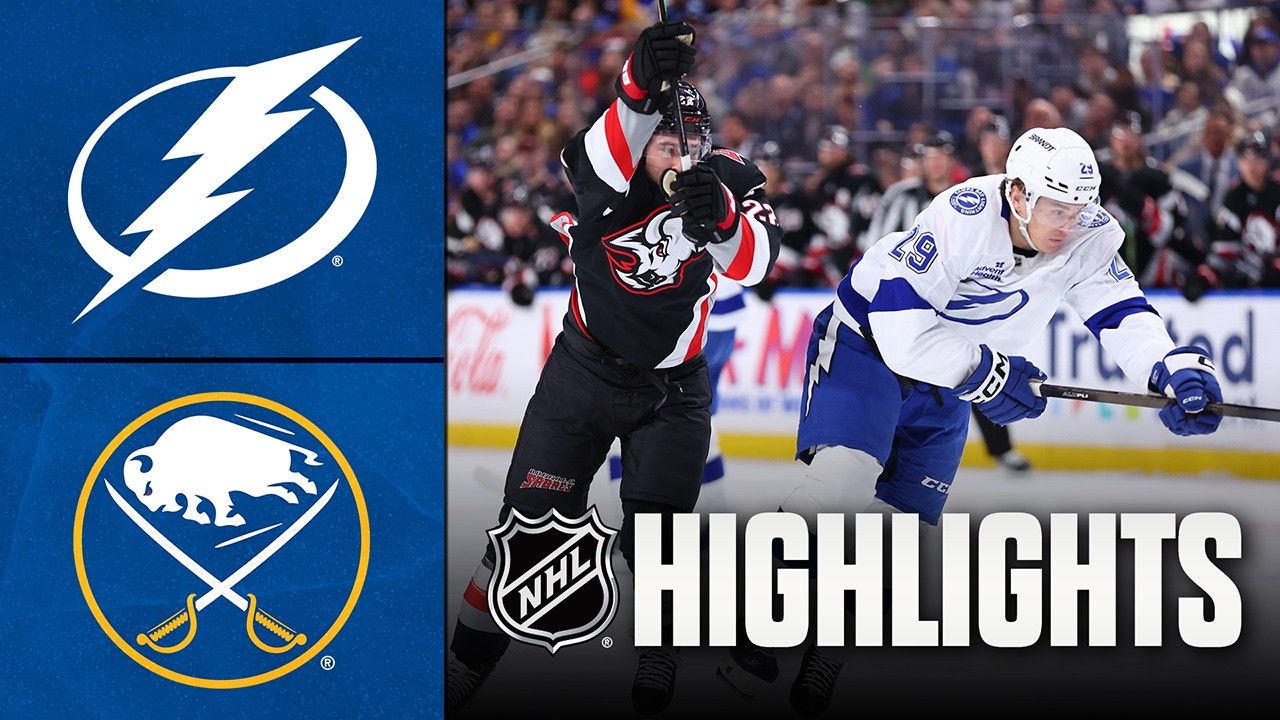 Lightning vs. Sabres | NHL Highlights | March 08, 2026