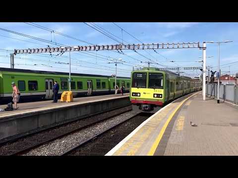 Irish Rail 29000 DMU departs Connolly for Maynooth (26/5/17)