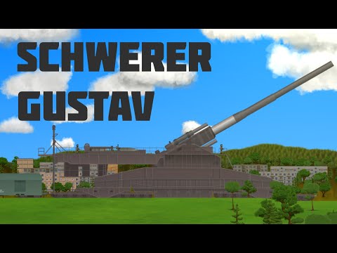 Schwerer Gustav hitting ammo depots in Total Destruction
