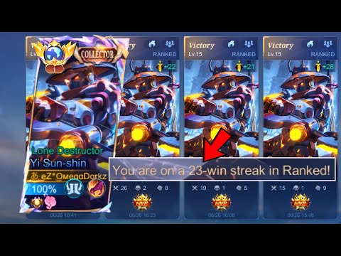BEST YI SUN-SHIN BUILD & EMBLEM TO RANK UP FAST ! (AUTO WINSTREAK)