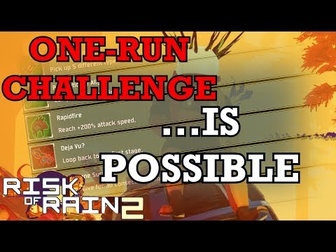 [OLD] ONE-RUN Challenge - Best gameplay yet & more strategy (Risk of Rain 2)