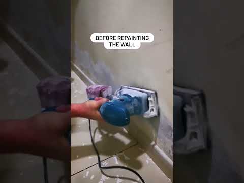 Repairing moisture damaged wall #diy #houserenovation #housegoals #fixitfirst #repairing