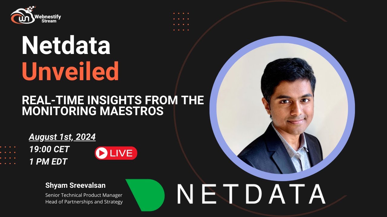 Exclusive interview thumbnail: Netdata Unveiled: Real-Time Insights from the Monitoring Maestros