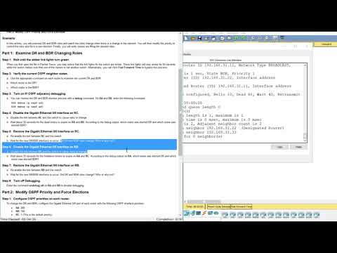 [CCNA v6] Packet Tracer 10.1.1.12 Determining the DR and BDR