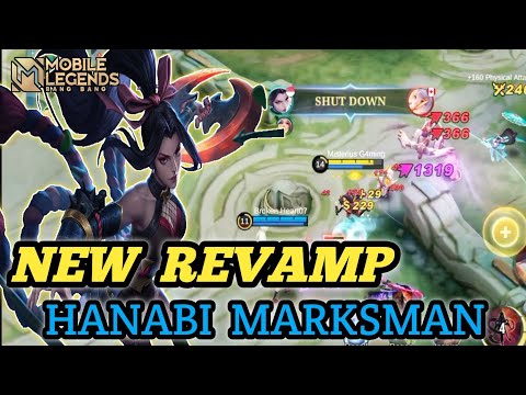 New revamp Hanabi marksman up damage & skill - Mobile Legends Bang-bang