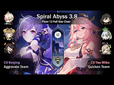 【Spiral Abyss 3.8 F12】The Electro-Dendro Supremacy